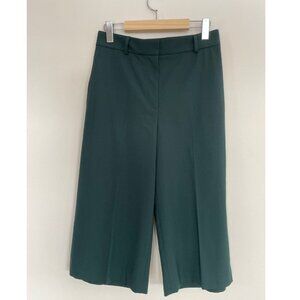 ❌Sold ❌Judith & Charles Forest Green Virgin Wool Blend Wide-Leg Culottes